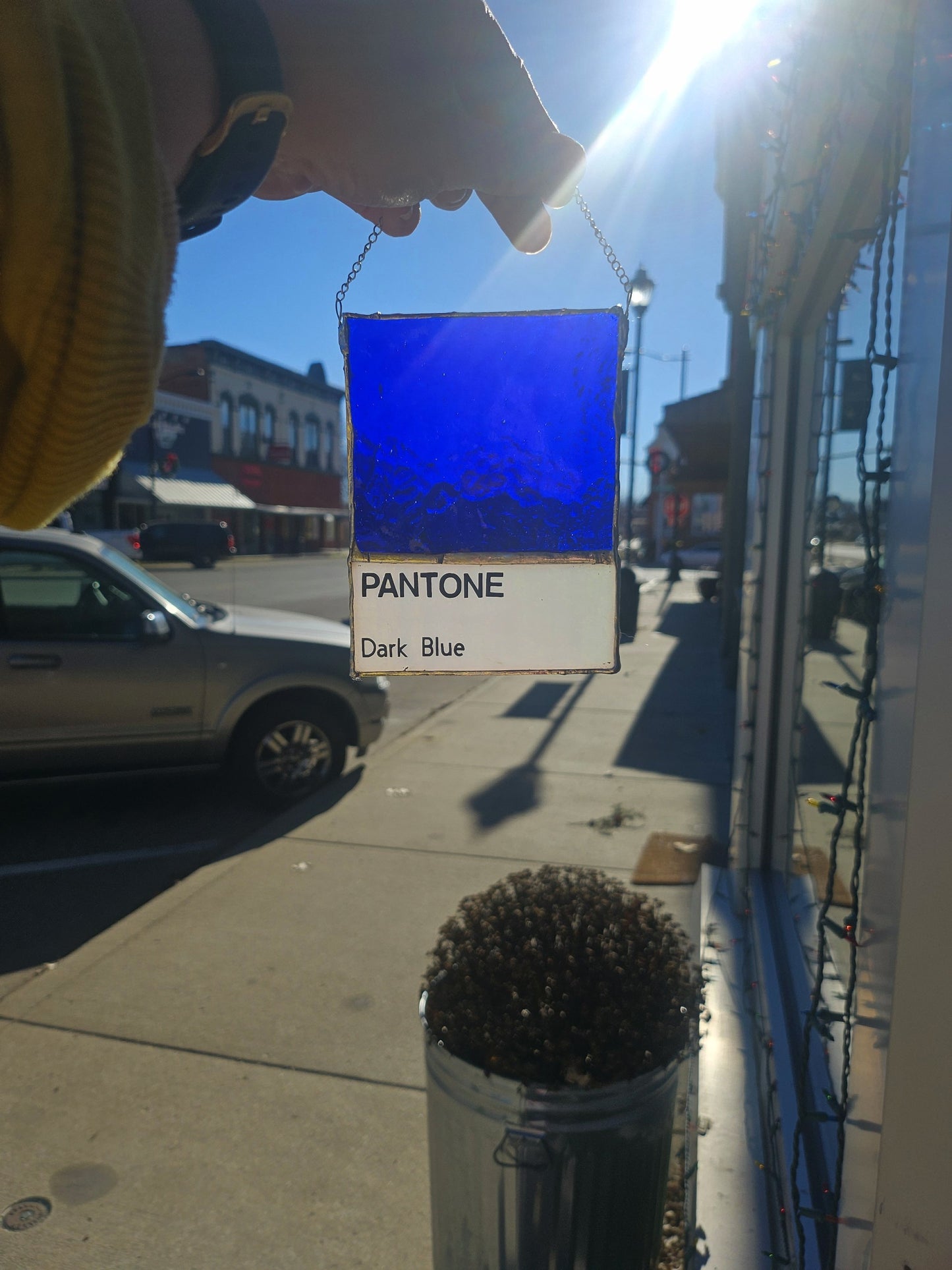 Dark Blue Suncatcher