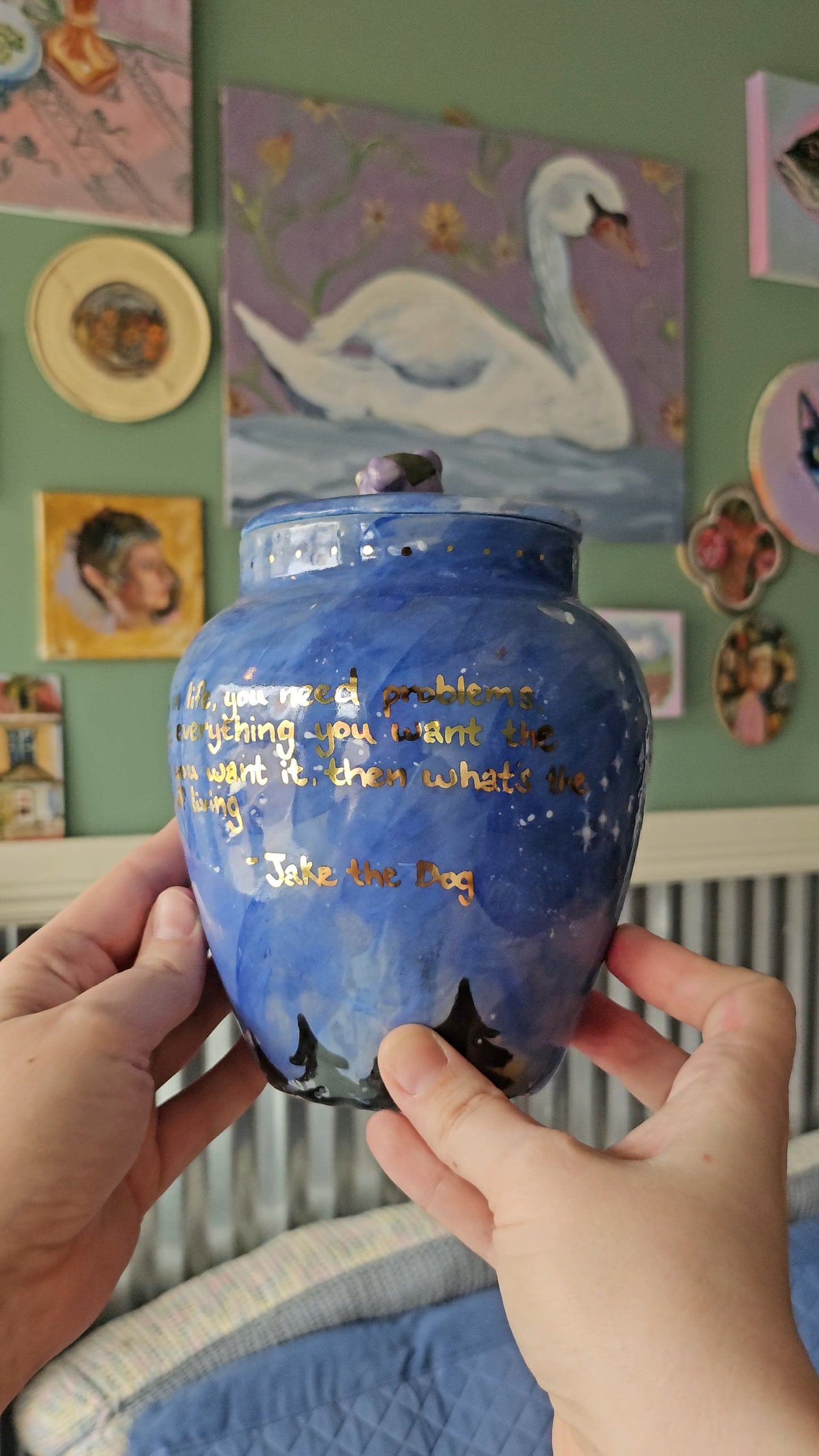 A Jake the Dog Urn