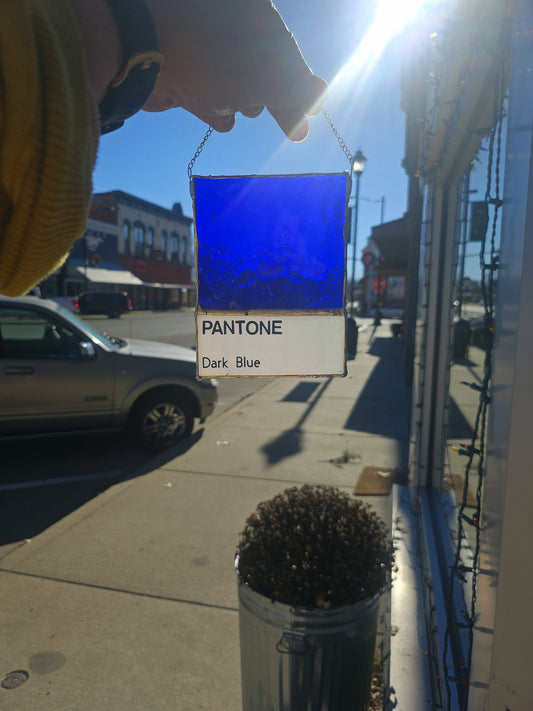 Dark Blue Suncatcher