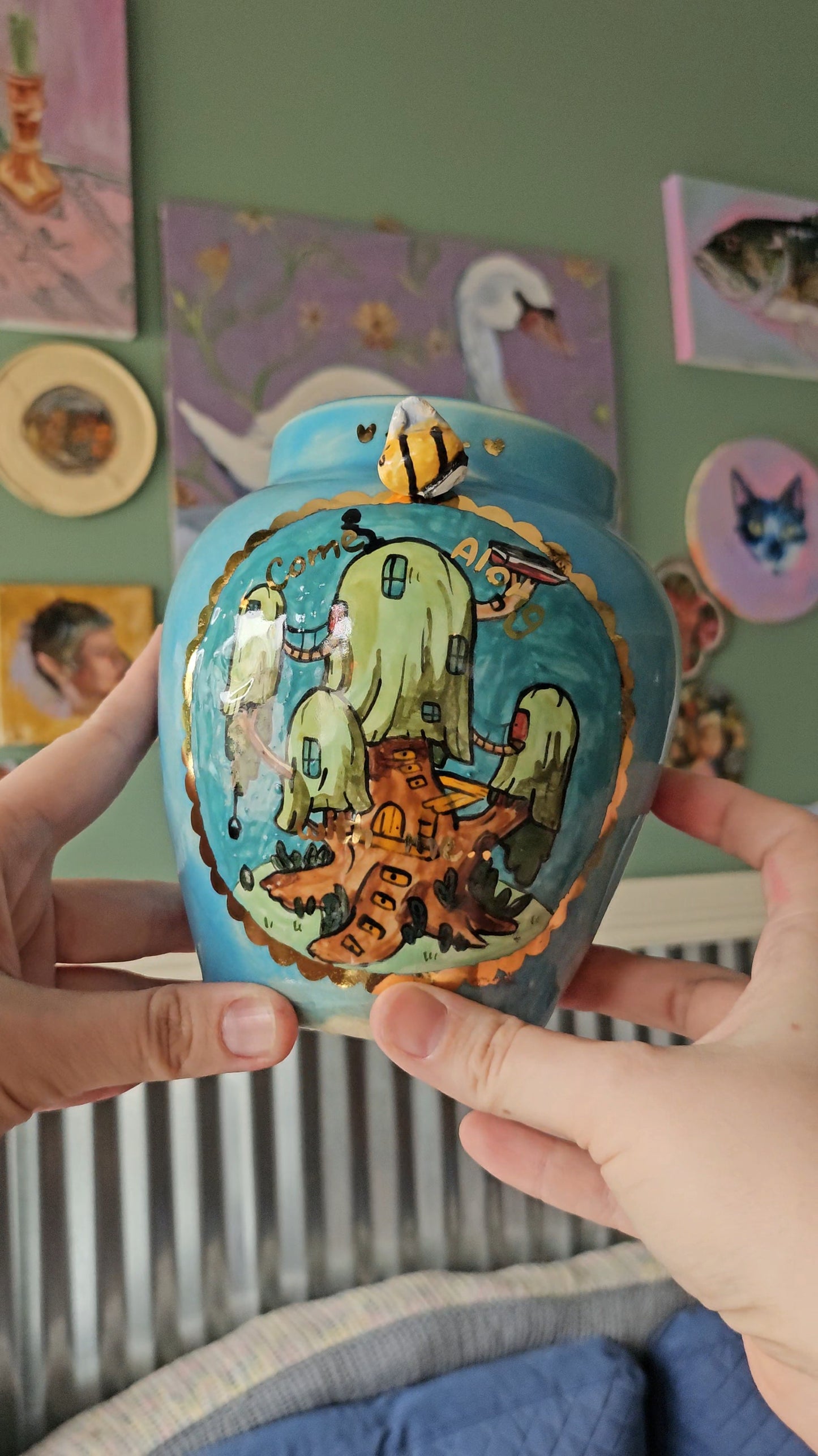 Come along with me Treehouse Vase