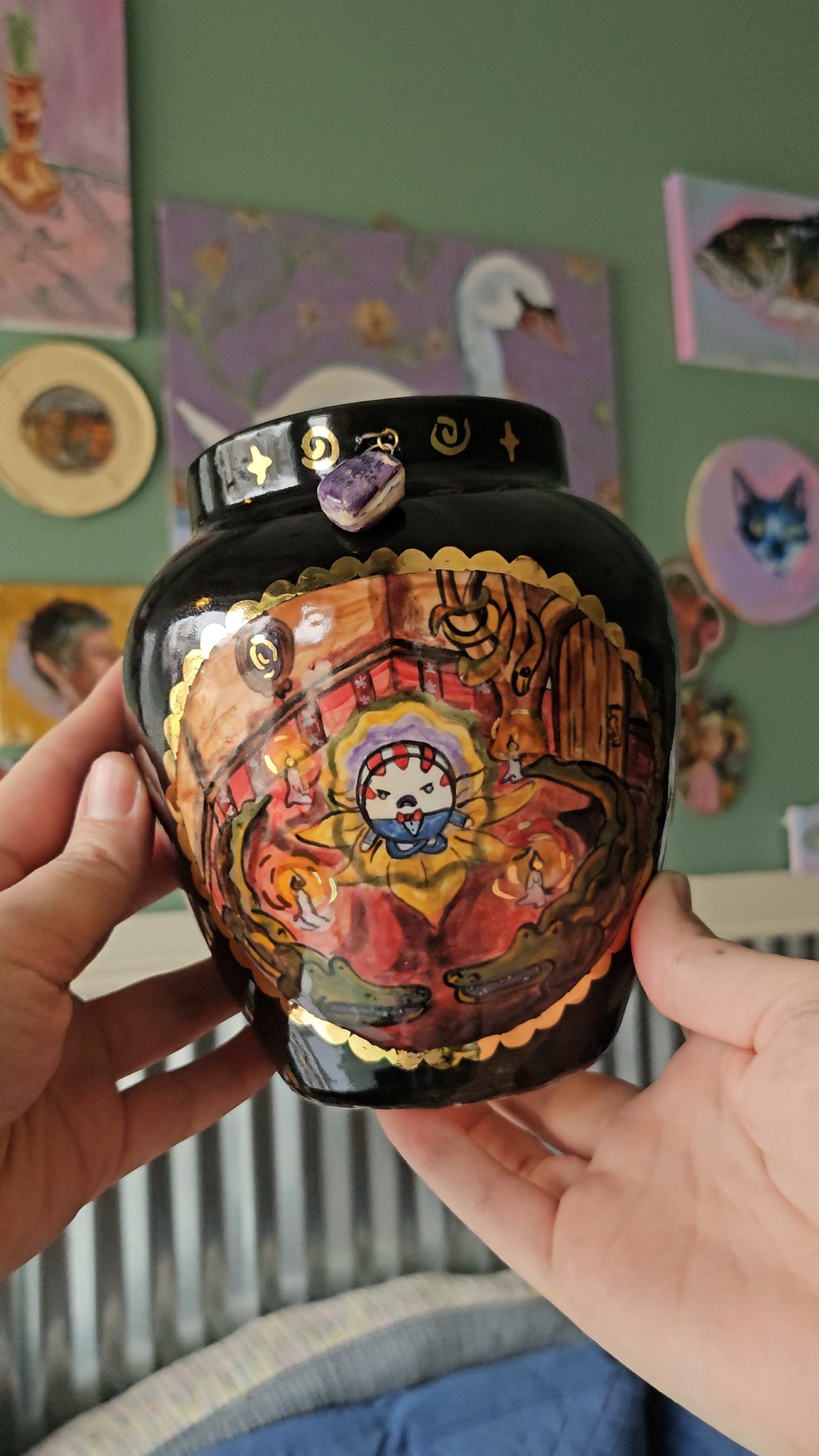 Dark Magic Vase