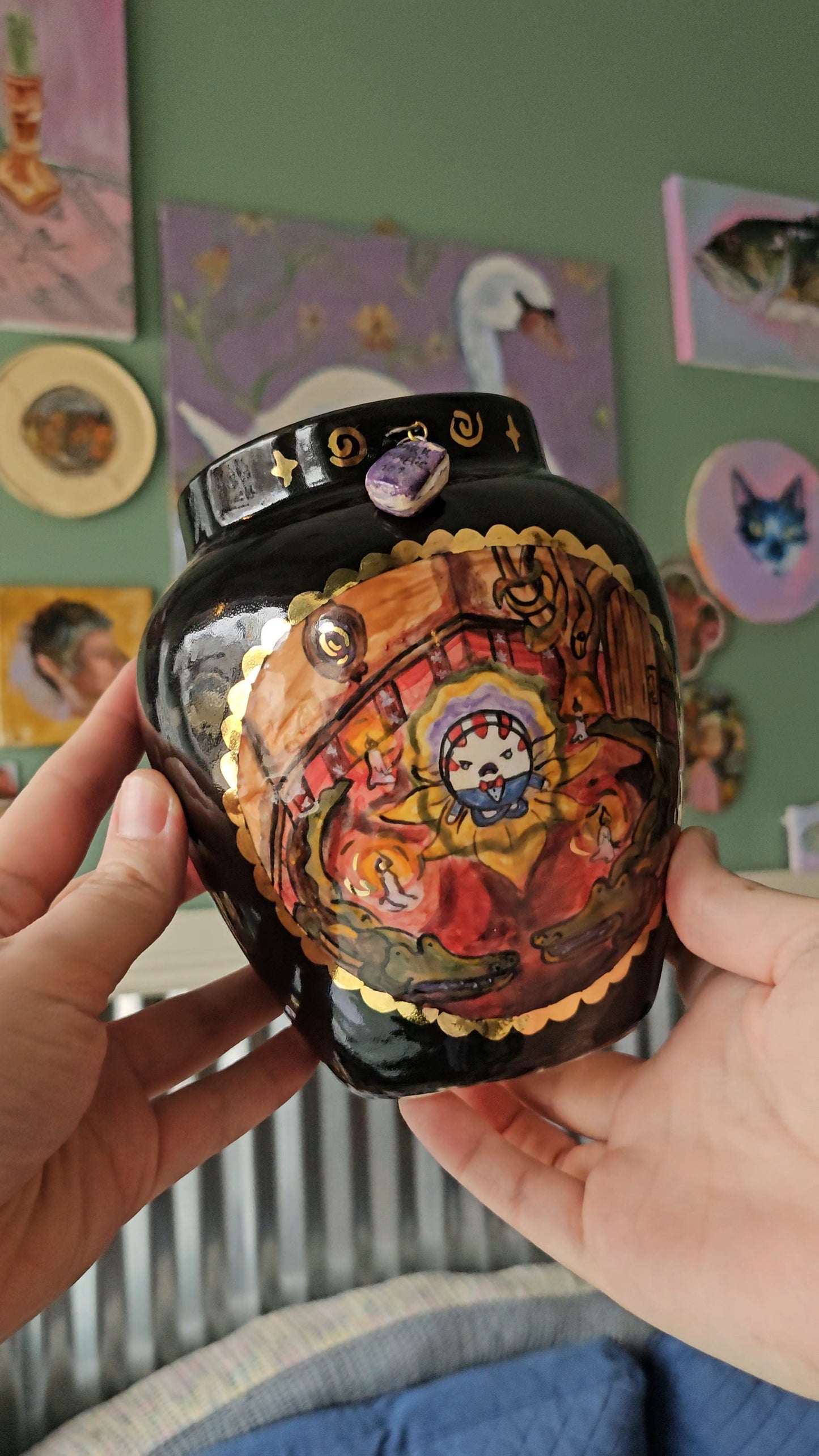 Dark Magic Vase