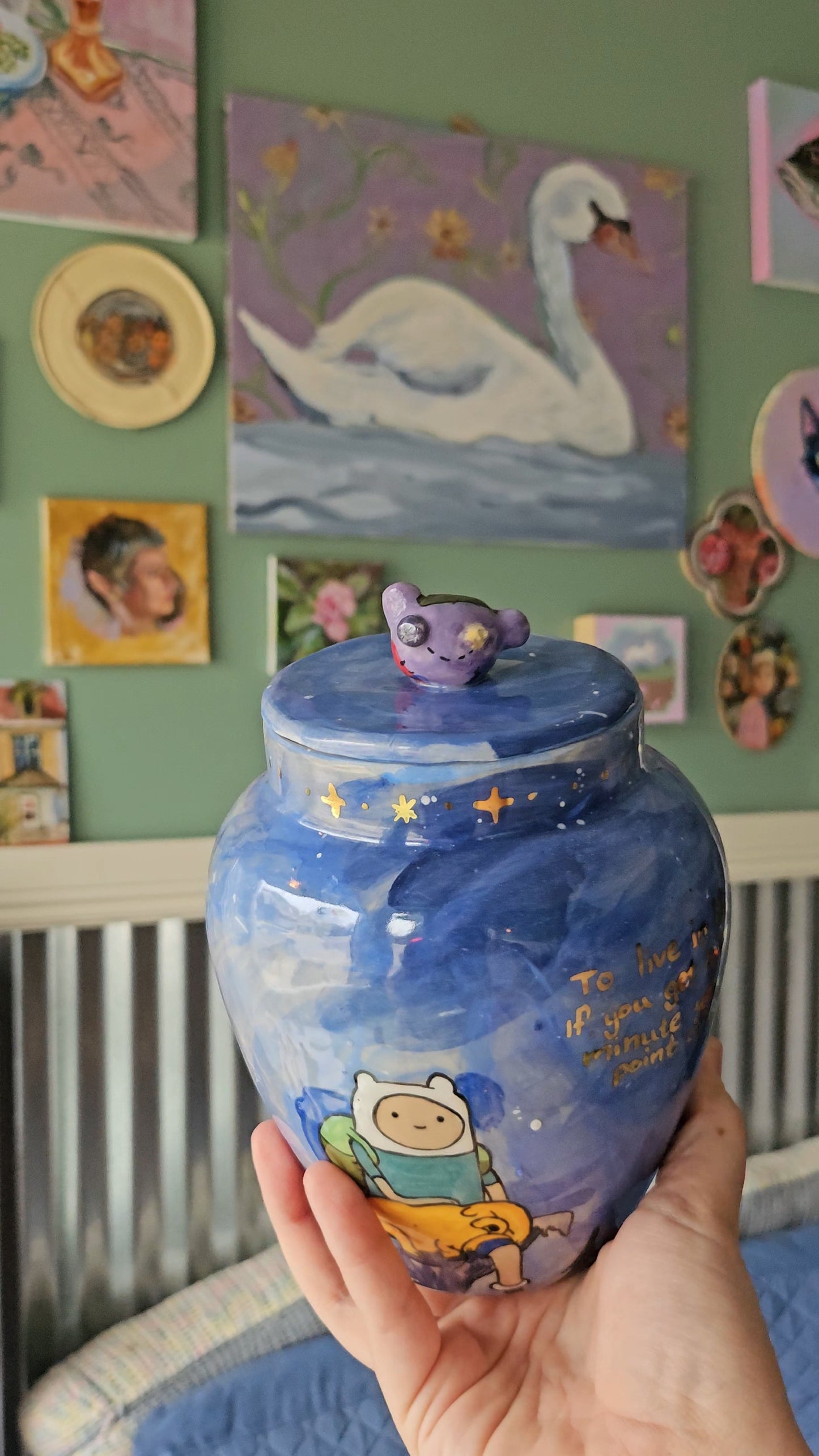 A Jake the Dog Urn