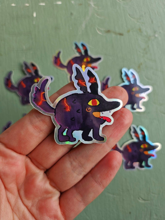 Holo Flame Puppy