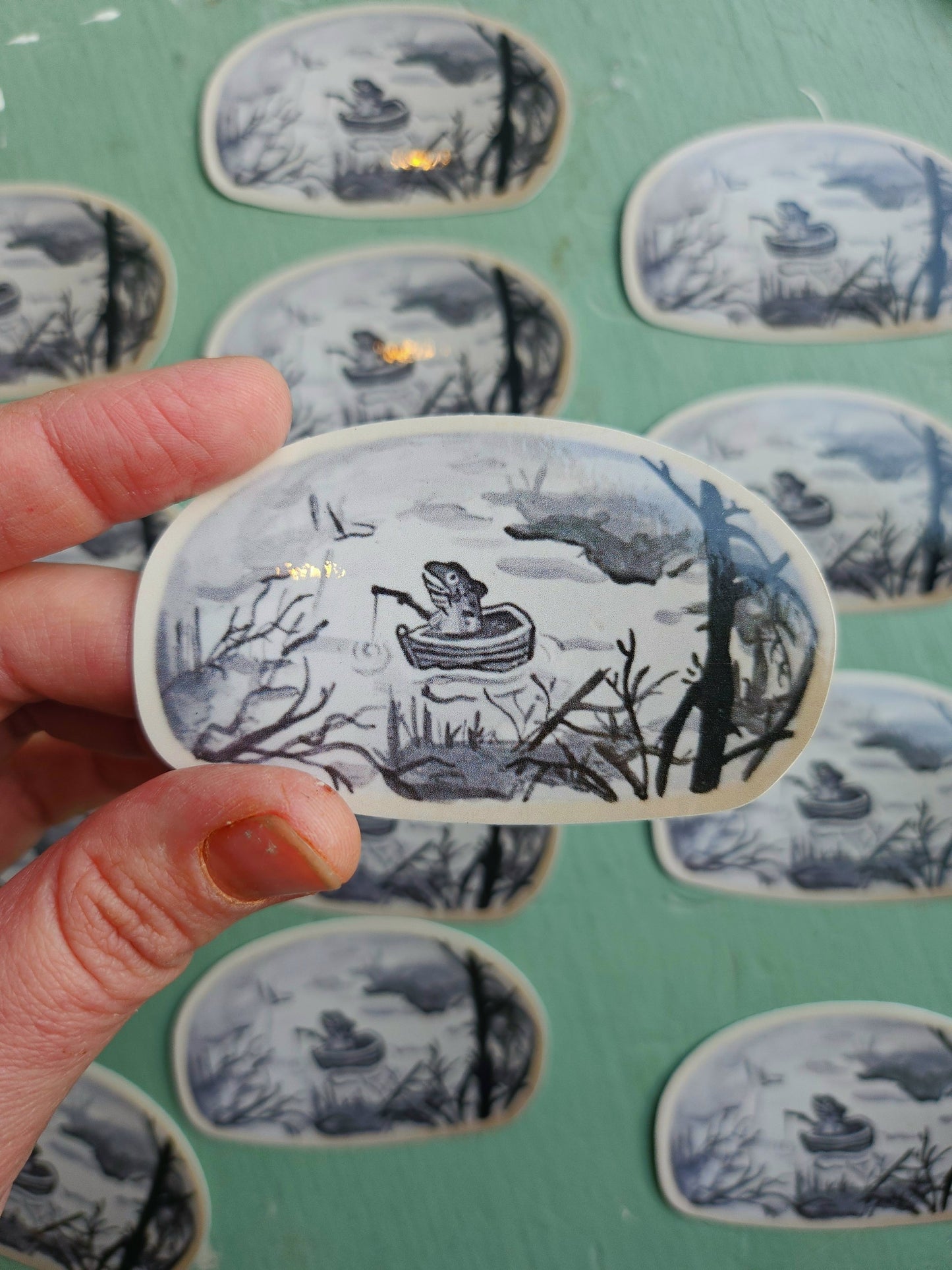 Into the Unknown Fish Sticker
