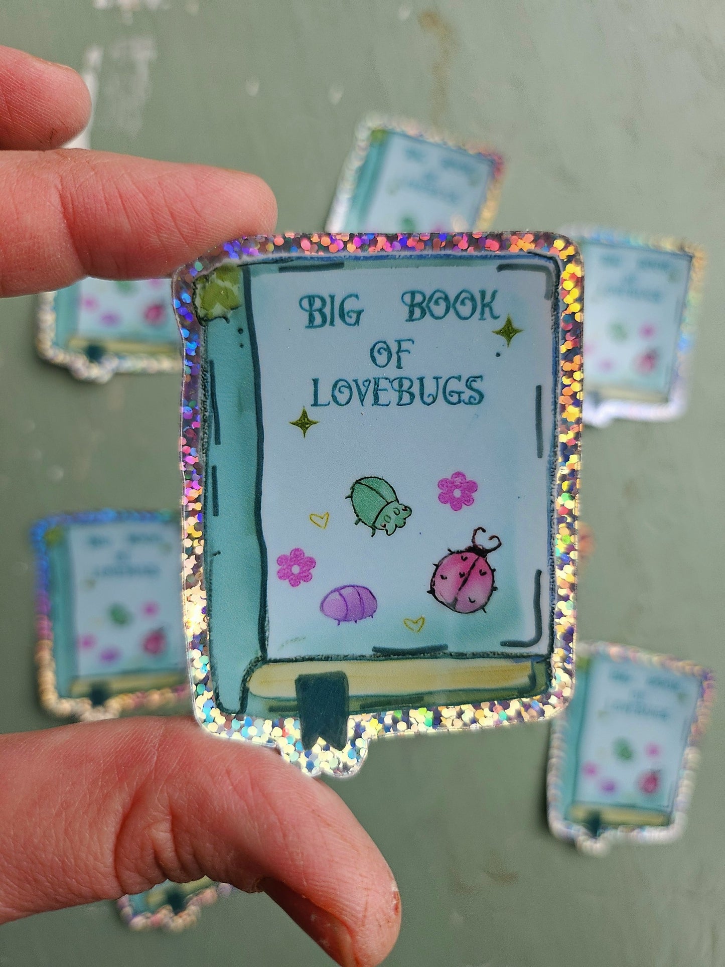 Bug Book Holo Sticker