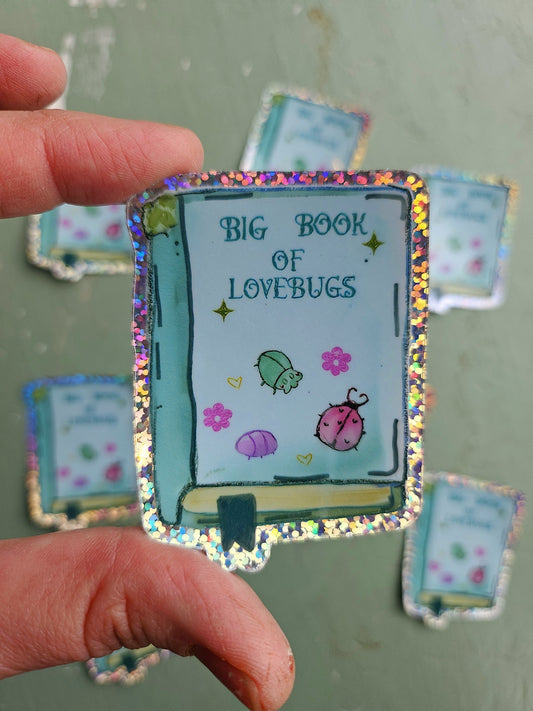 Bug Book Holo Sticker