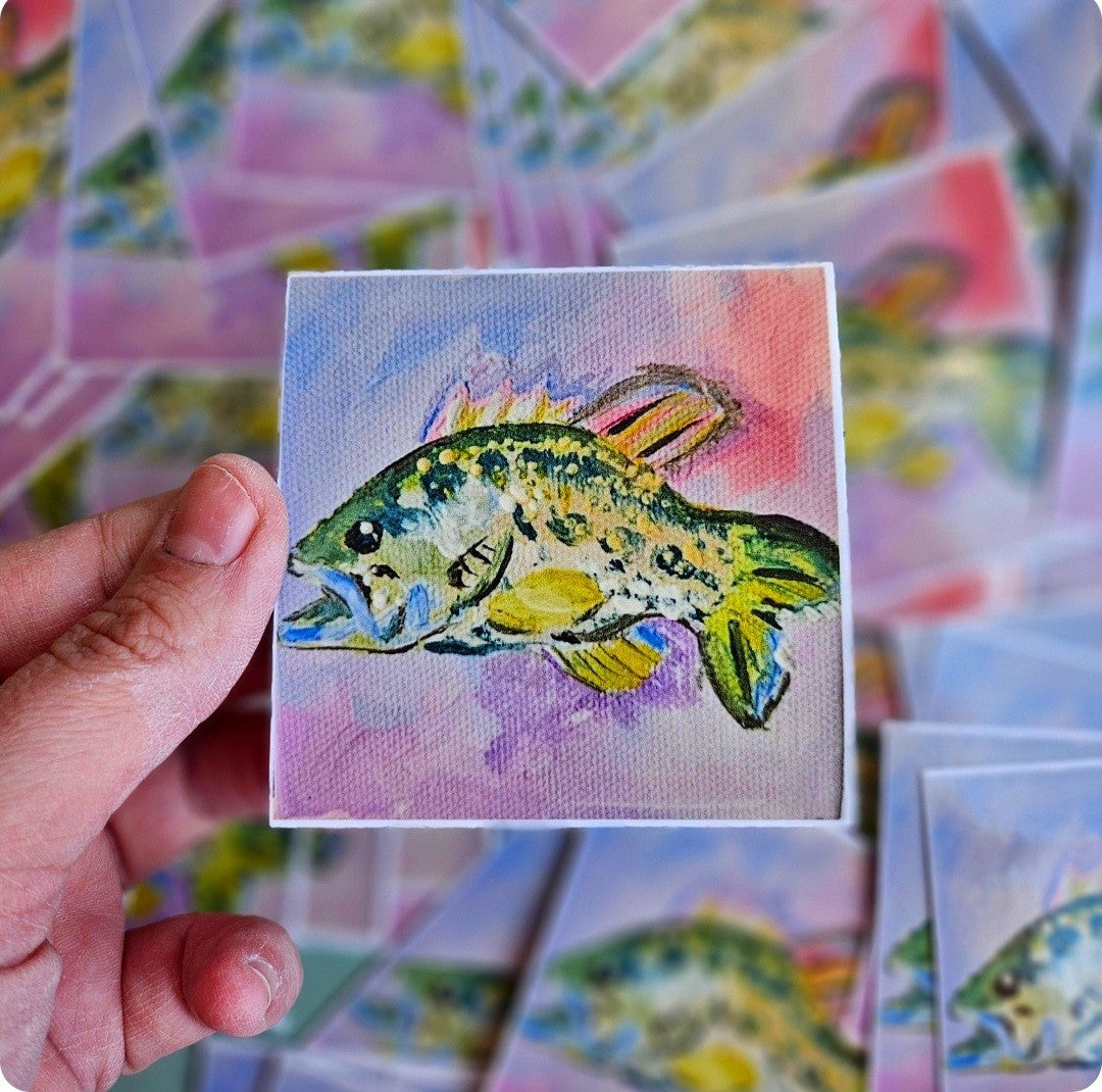 Pastel Bass Sticker