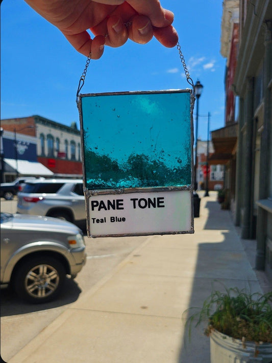 Teal Blue Suncatcher