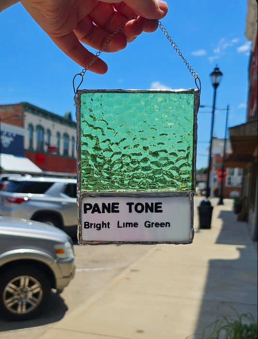 Bright Lime Green Suncatcher